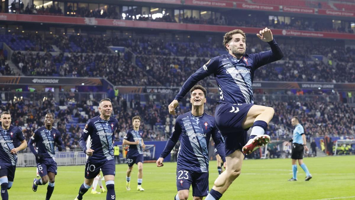 El Olympique-Celta, en imágenes