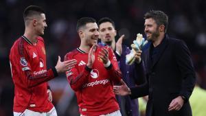 Michael Carrick, técnico del Manchester United
