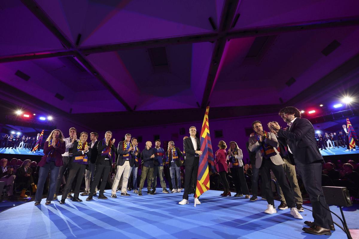 Acto de presentación de 'Nosaltres' la candidatura liderada por Víctor Font