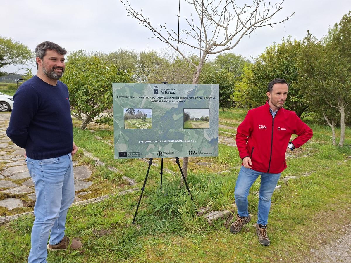 En imágenes: El Principado plantea la mejora del aparcamiento y el acceso a Barayo desde el lado de Valdés