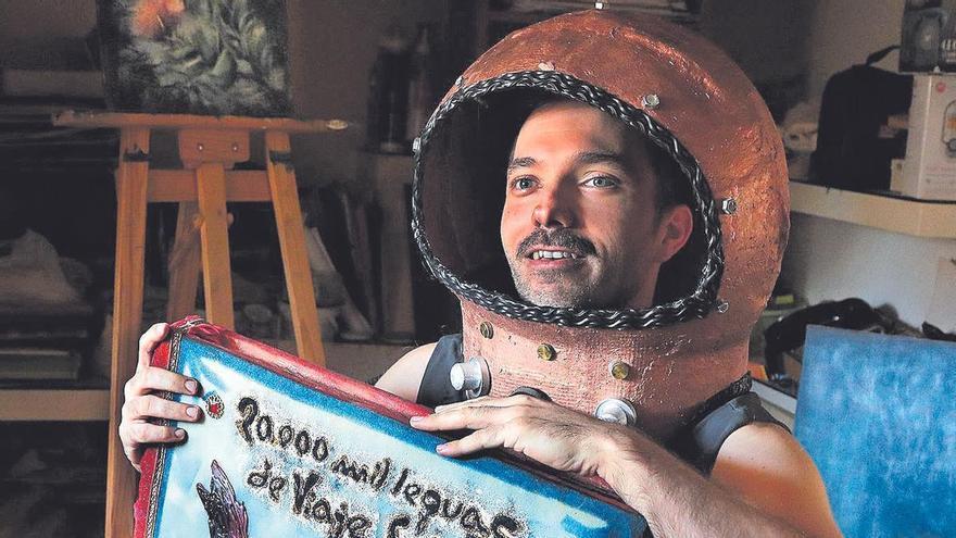 Misha Gálvez, la noche pictórica y dramática