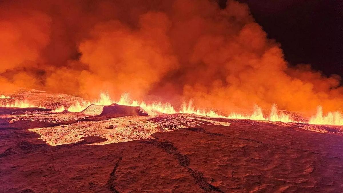 Espectaculares imágenes de la erupción de Islandia
