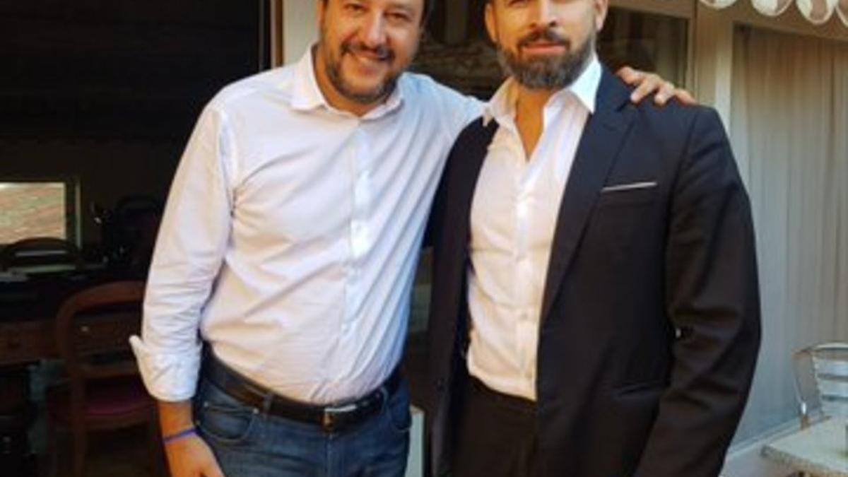 Abascal se reúne con Salvini y hablan de luchar contra la inmigración masiva