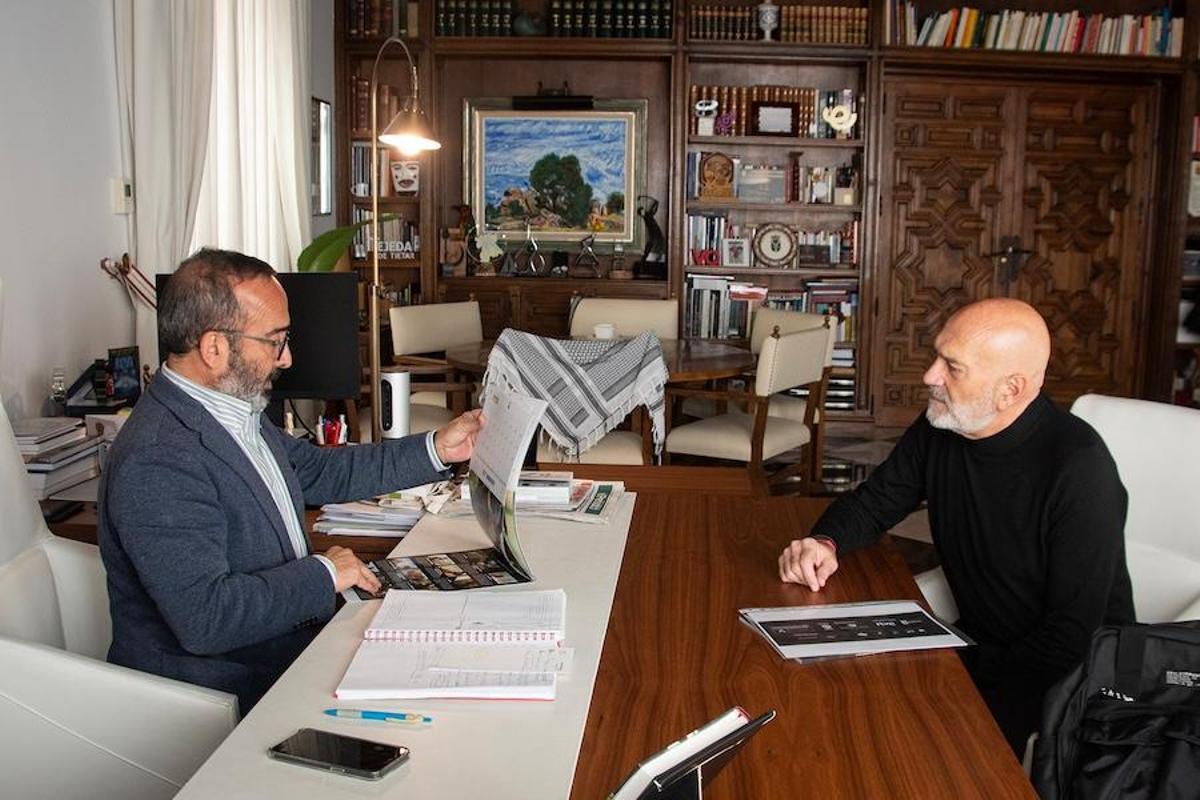 Reunión Morales-Rebollo.