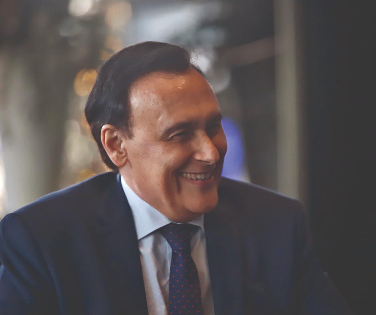 José Carlos Gómez Villamandos, en un momento de la entrevista concedida a este periódico.