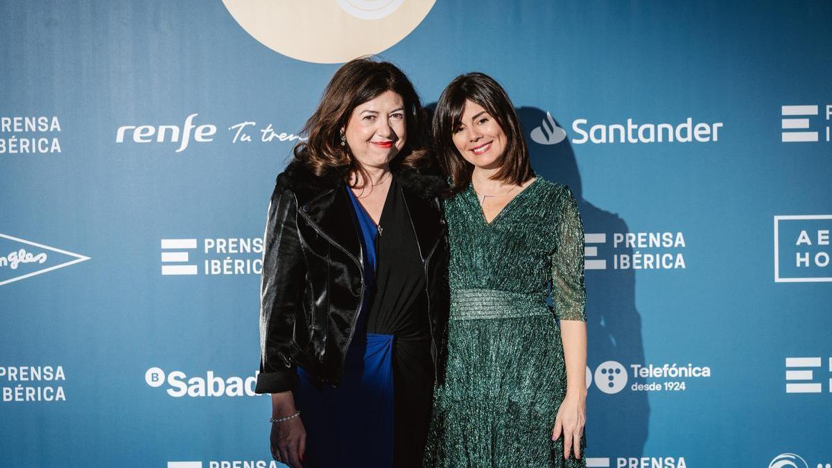 Irene Lanzaco, directora general de AMI, y Susana Moll, consejera de Prensa Ibérica.