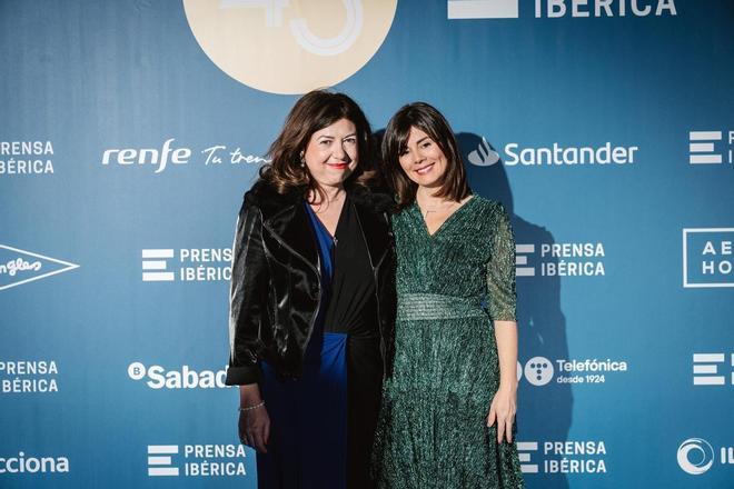 Irene Lanzaco, directora general de AMI, y Susana Moll, consejera de Prensa Ibérica.