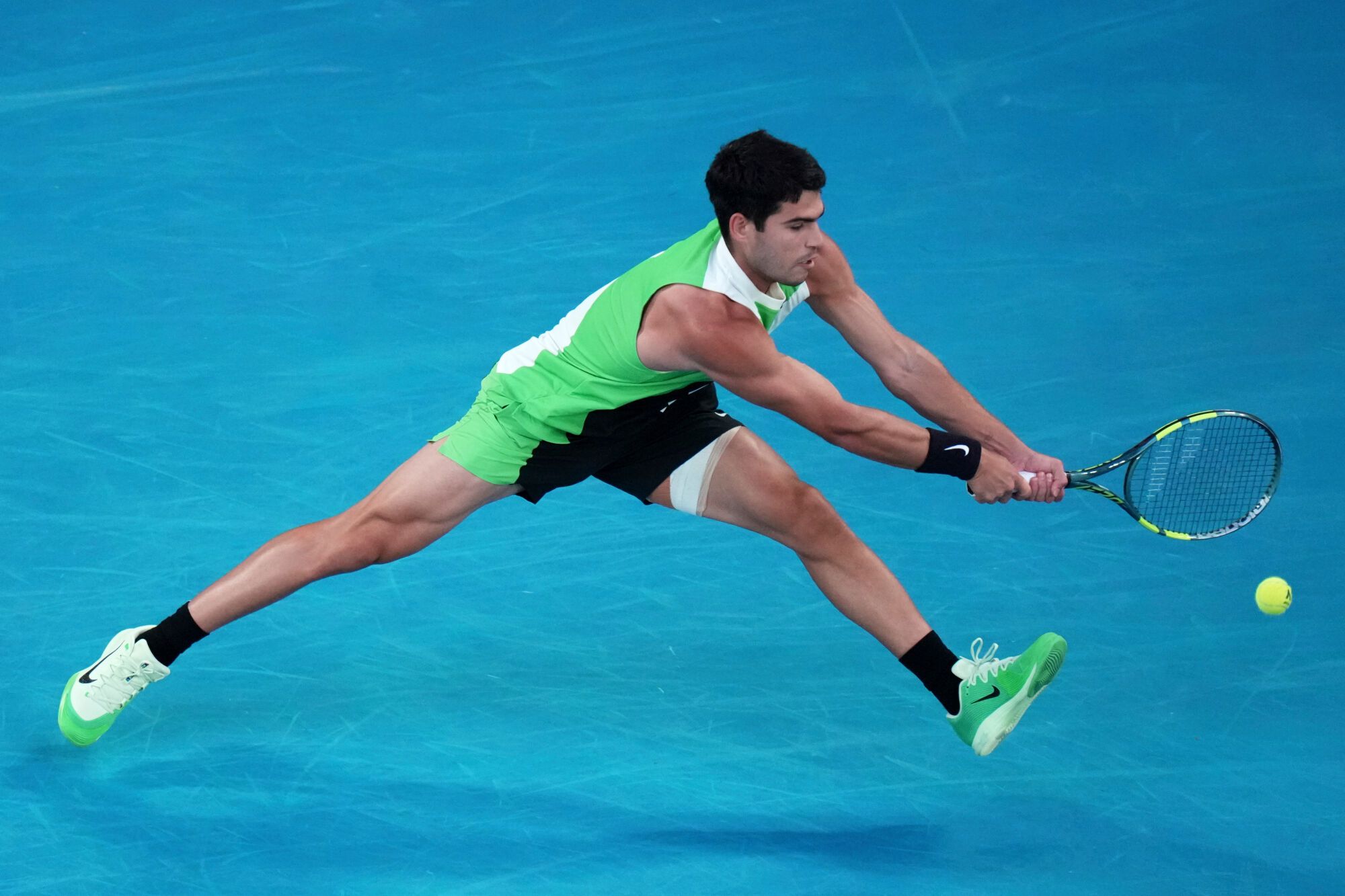 Final del Open de Australia: Carlos Alcaraz - Novak - Djokovic, en imágenes.