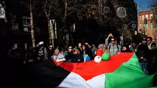 Miles de personas se manifiestan en Madrid contra el "genocidio" de Israel en Gaza
