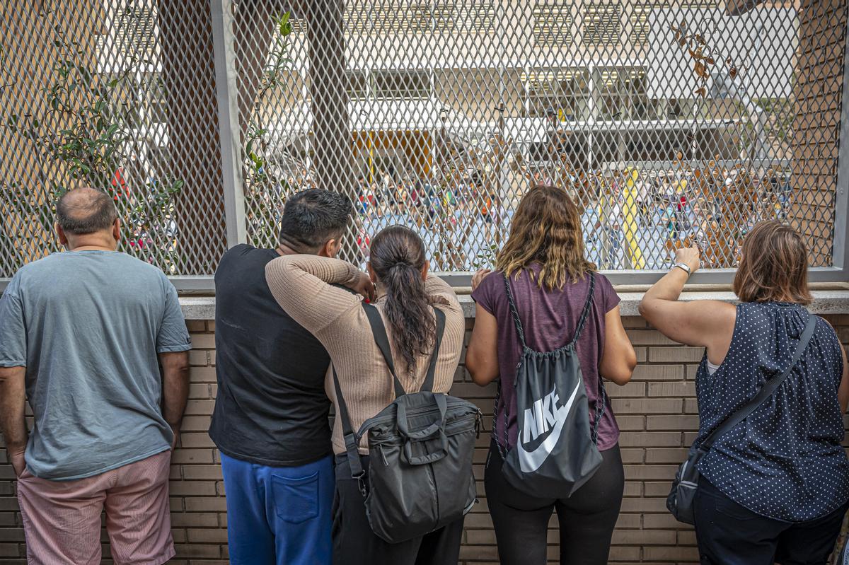 Vuelta a las aulas en el CEIP Pau Casals de Gràcia, en Barcelona.