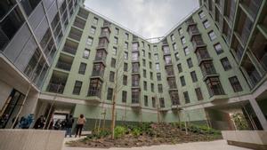 Una promoción de vivienda pública en Barcelona.