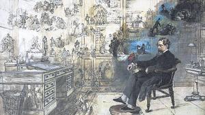 ‘El sueño de Dickens’, cuadro de William Buss