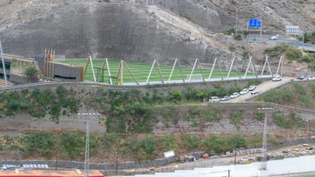 La Ciudad Deportiva de la UD Las Palmas, vista desde enfrente.
