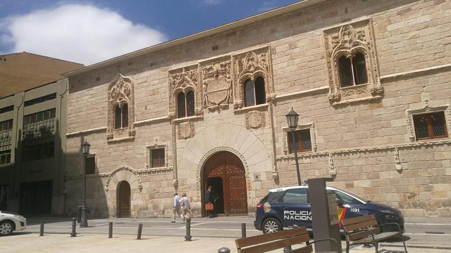 Exterior de la Audiencia Provincial de Zamora.