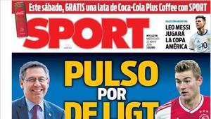 Portada del SPORT del 22 de mayo de 2019