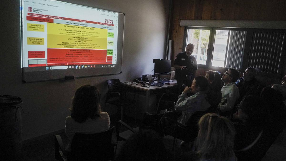 Simulacre dels Bombers i protecció Civil d'un incendi de gran abast al sud del Solsonès