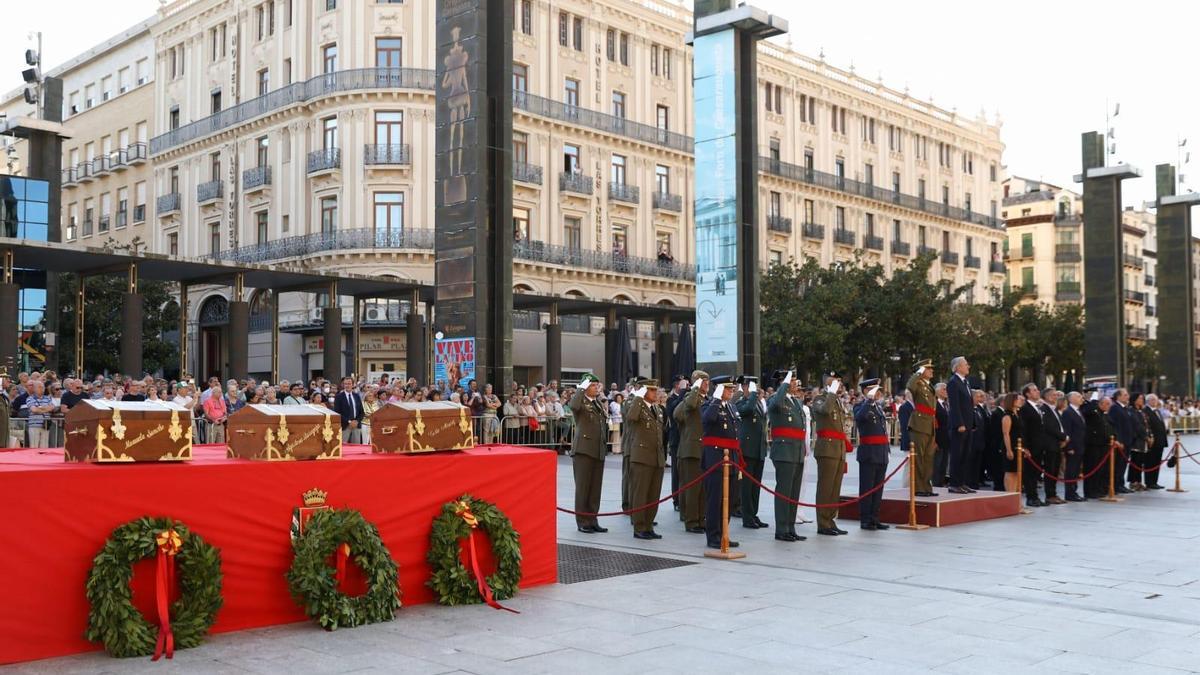 Homenaje a las heroínas de los Sitios de Zaragoza