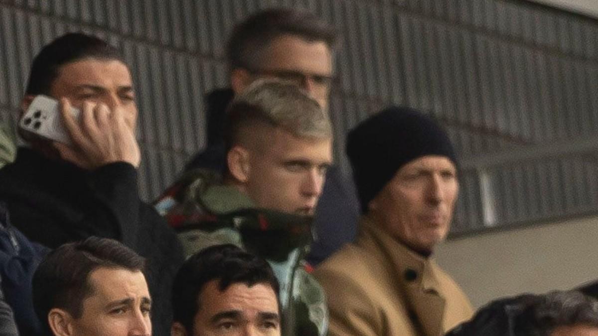 Olmo ha presenciado el FCB-Dinamo de la Youth