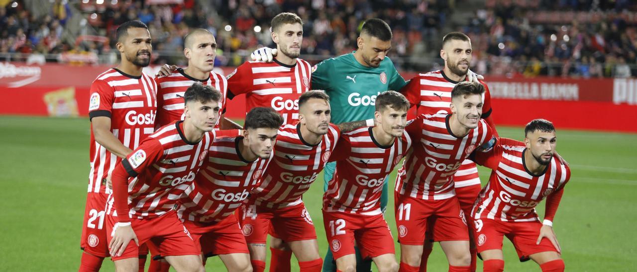 L&#039;onze del Girona contra l&#039;Athletic.