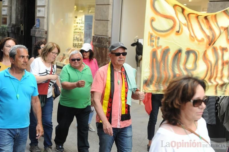 Los lodos del Mar Menor llegan a Murcia