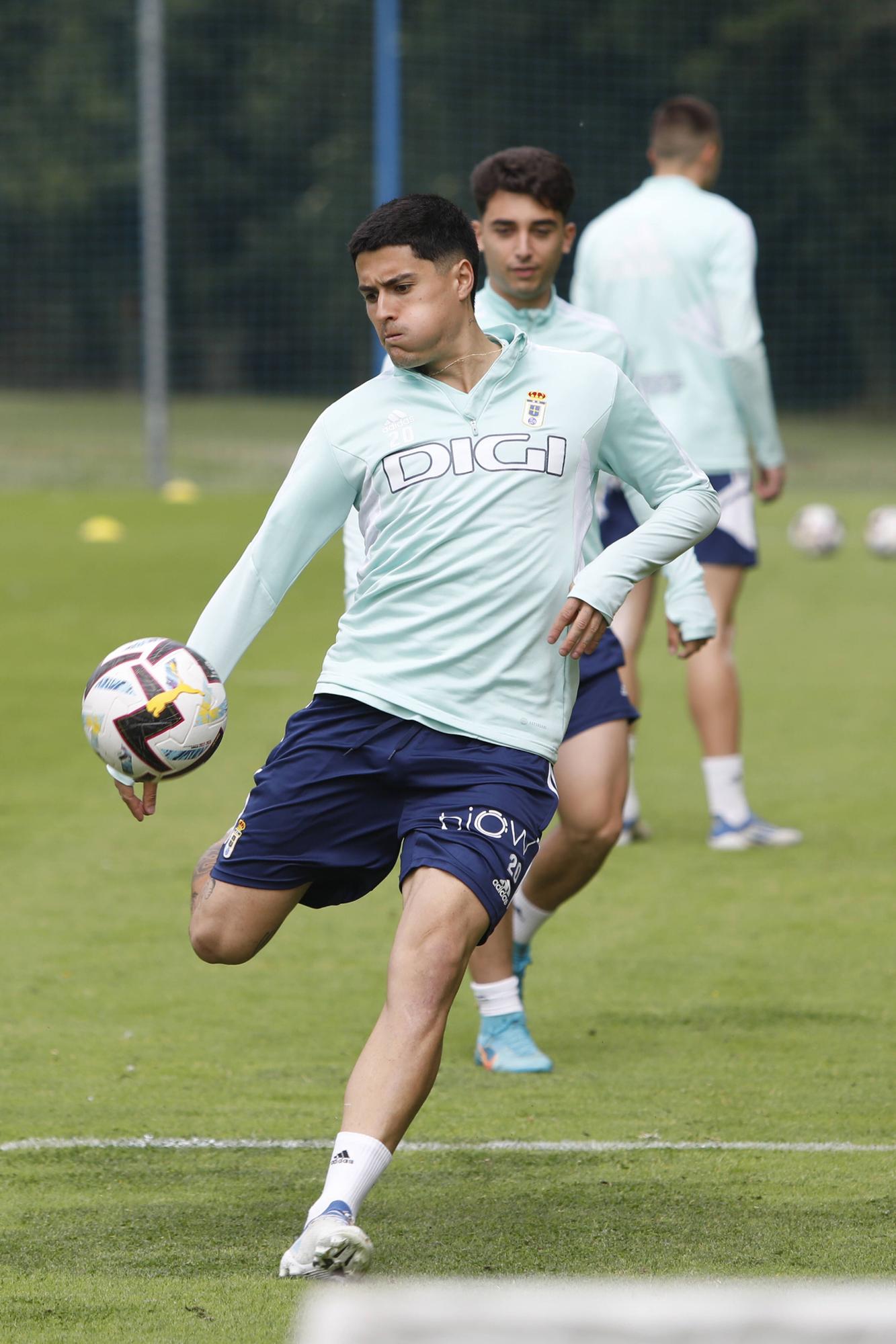 EN IMÁGENES: entrenamiento del Oviedo