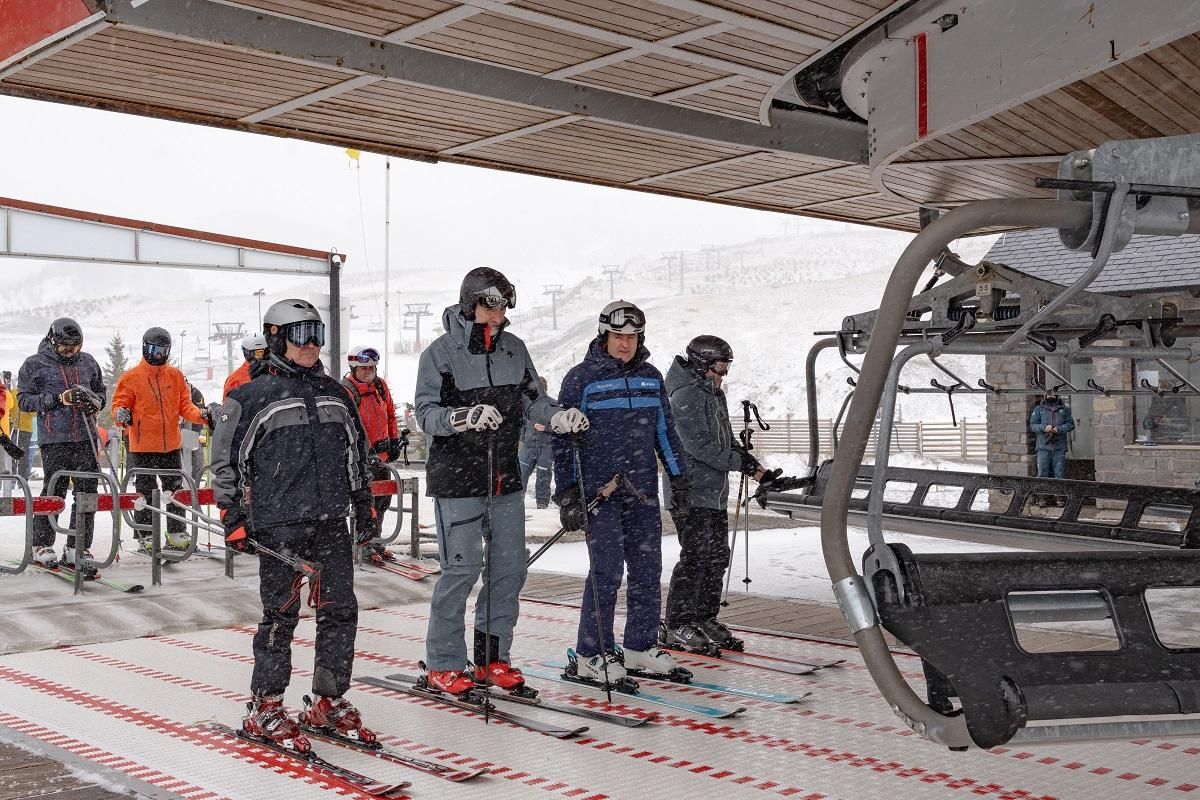 Visita del rey Felipe VI a Formigal