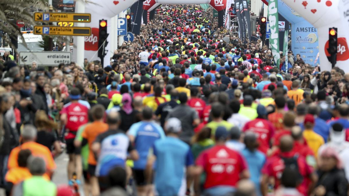 Imagen de archivo de la Behobia - San Sebastián