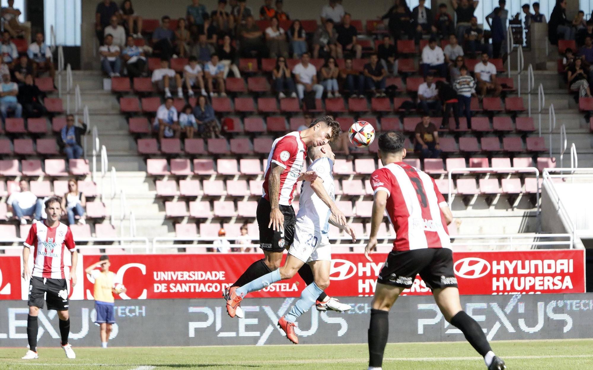 SD Compostela - Zamora CF: las imágenes del partido