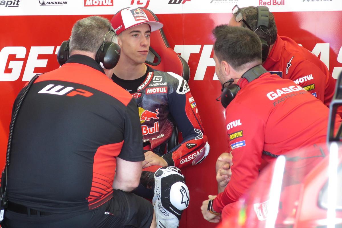 El murciano Pedro Acosta (KTM), primero hoy, en Malasia, en el debut del GP.