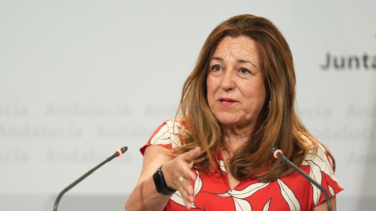 La consejera de Desarrollo Educativo y Formación Profesional, María del Carmen Castillo