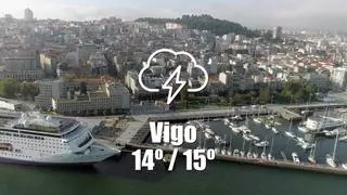 El tiempo en Vigo: previsión meteorológica para hoy, martes 10 de febrero