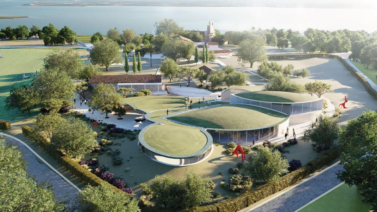 El futur Casa Museu- Centre d'Arts de la Fundació Lluís Coromina projectada a Banyoles.