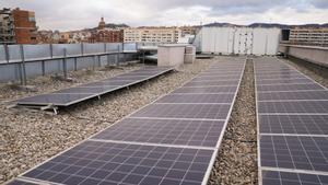 Placas solares en una escuela barcelonesa