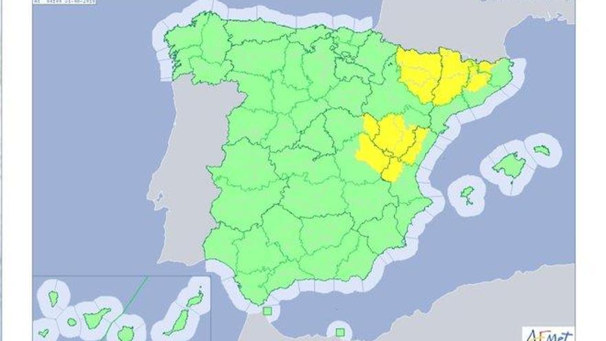 Aemet: Pronóstico del tiempo en toda España para este martes