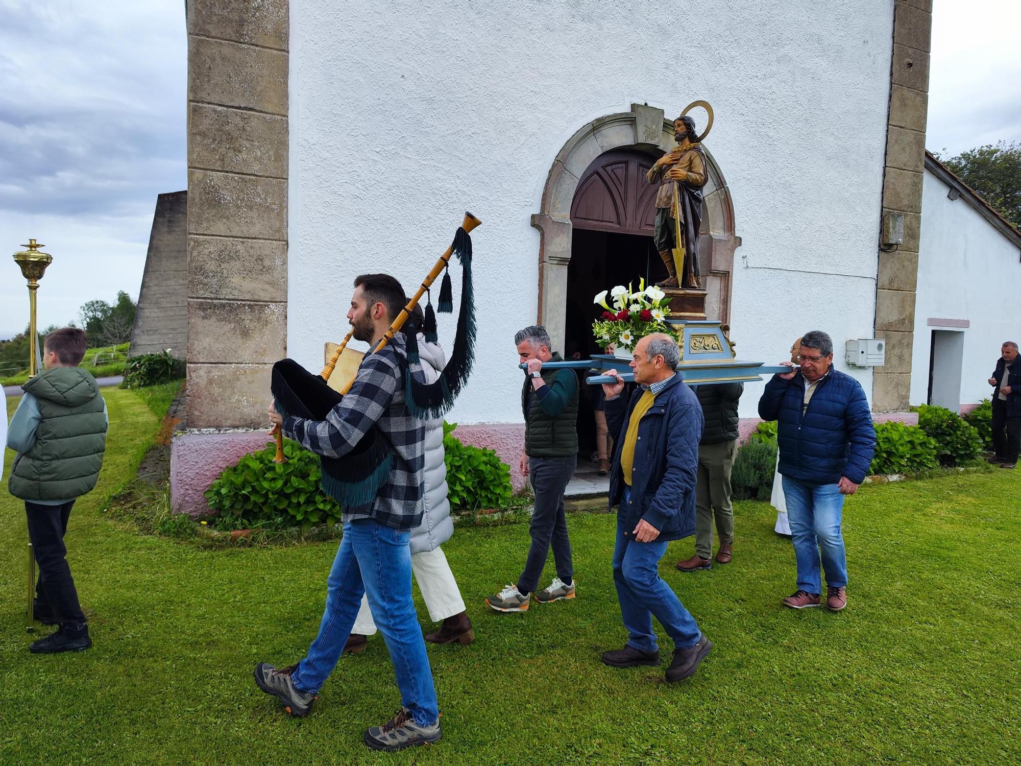 San Isidro, de procesión en Santa Eugenia medio siglo después