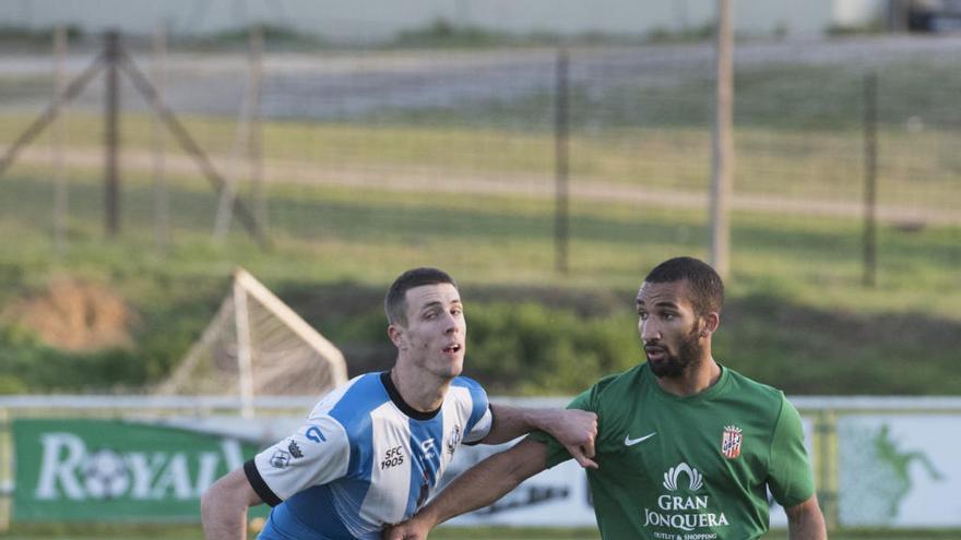 Ismael, en el debut amb la Jonquera