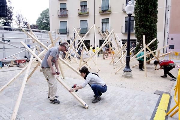 Comencen els preparatius per Temps de Flors