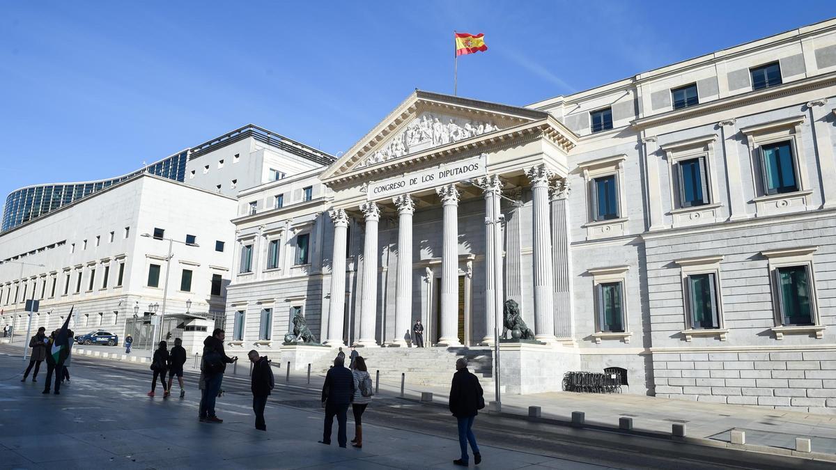 Una imagen de la fachada del Congreso.