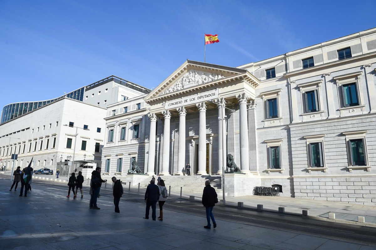 Una imagen de la fachada del Congreso.