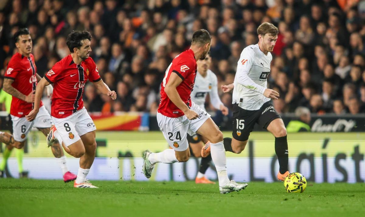 El Valencia CF - Mallorca, en imágenes