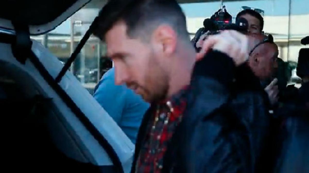 Messi pone rumbo a Madrid con Argentina