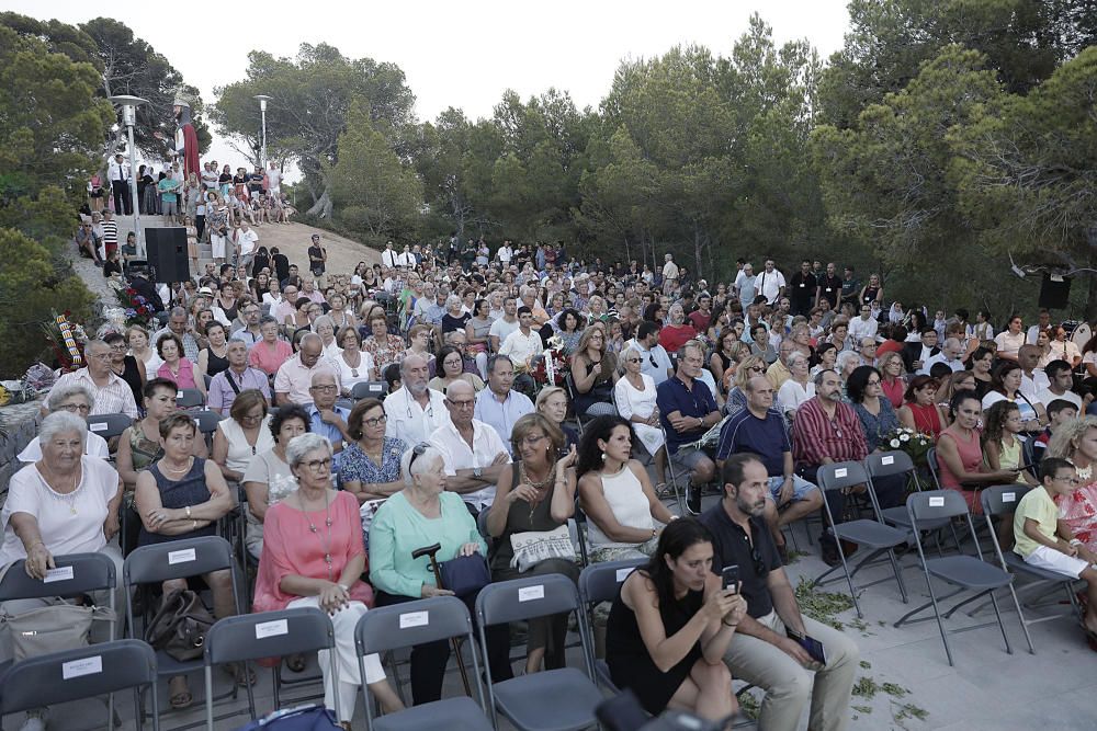 Acto institucional del Rei En Jaume, en la cruz de Santa Ponça