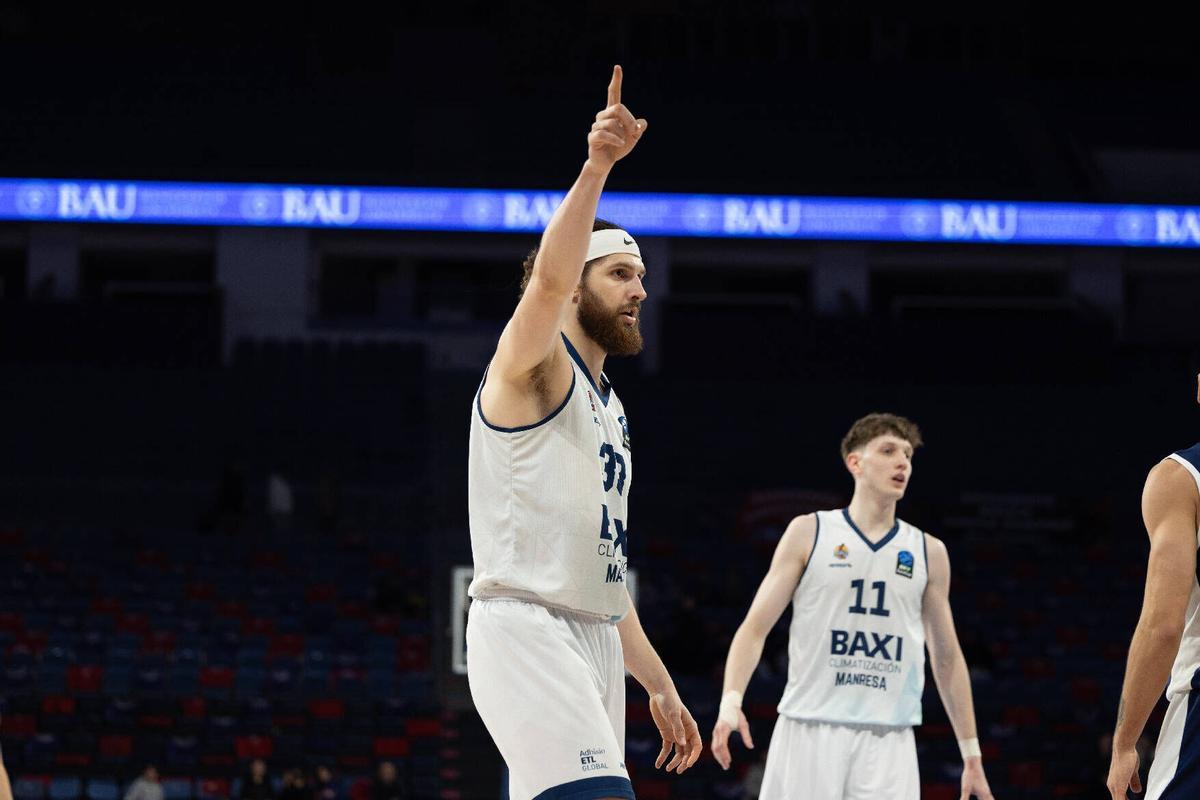 Golden va participar ahir dimarts de la victòria dels manresans a Turquia