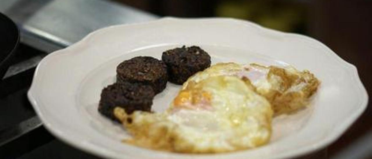 Los huevos fritos con morcilla de Landa.