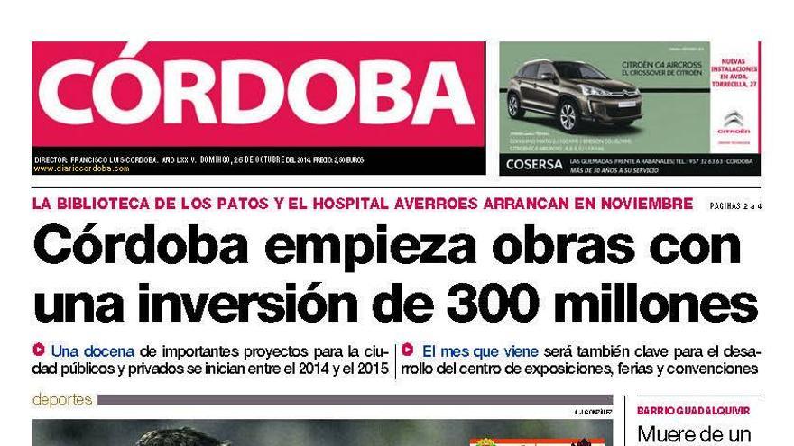 La portada de CÓRDOBA