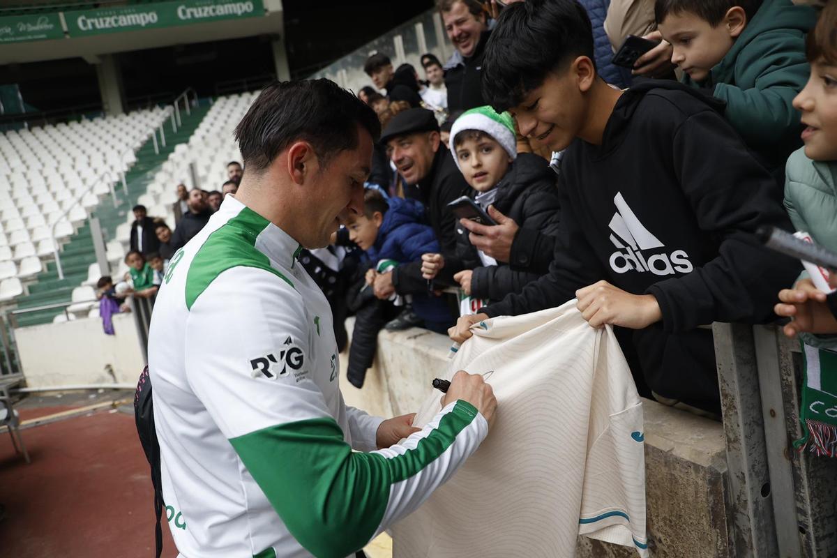 El primer entrenamiento del año del Córdoba en El Arcángel, en imágenes