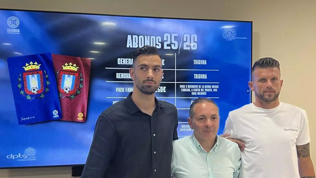 Entre 70 y 150 euros cuesta hacerse abonado del Lorca Deportiva