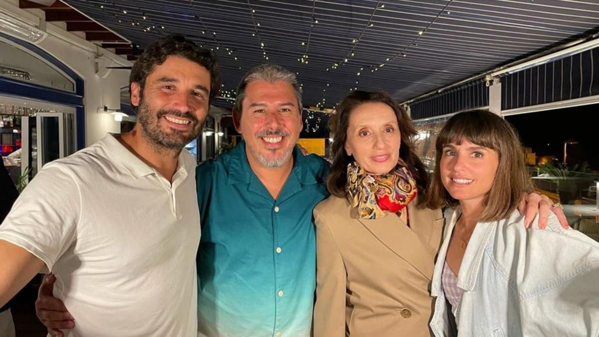 Álex García, Jairo Núñez, Luz Casal y Verónica Echegui.