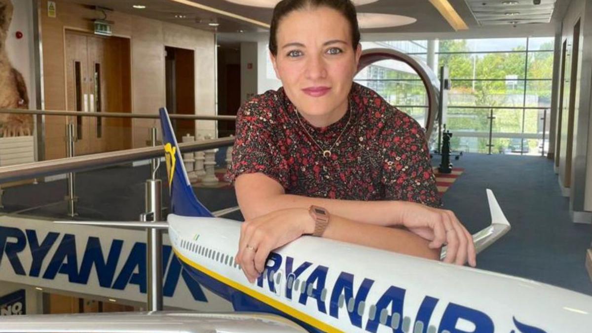 Elena Cabrera, portavoz de Ryanair en España. | L.O.