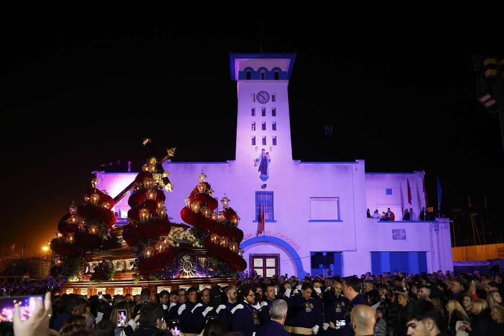 La Procesión del Encuentro en Cartagena, en imágenes